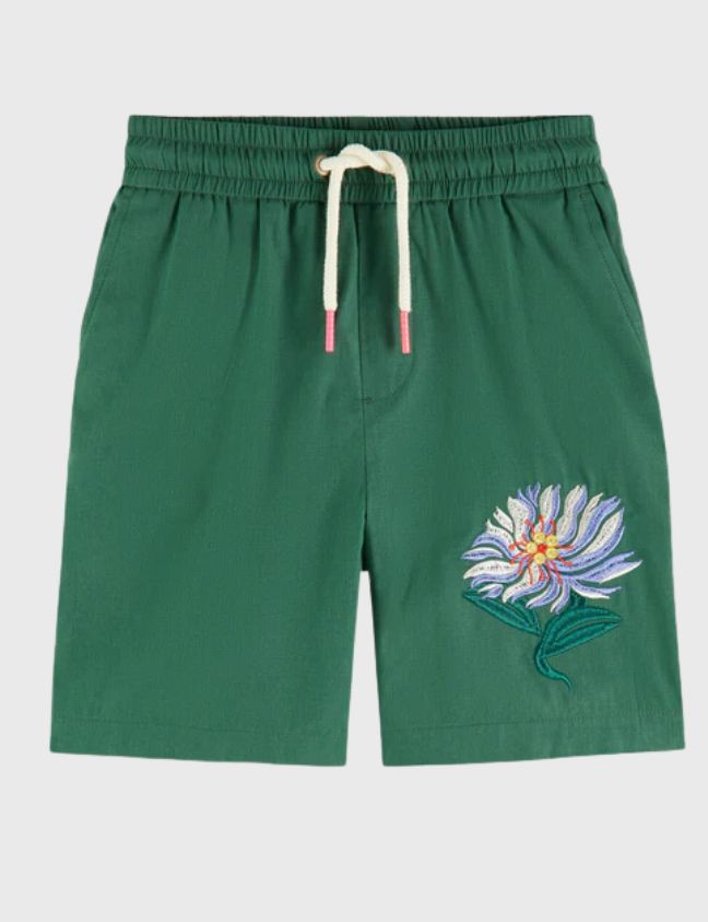 Custom shorts embroidery
